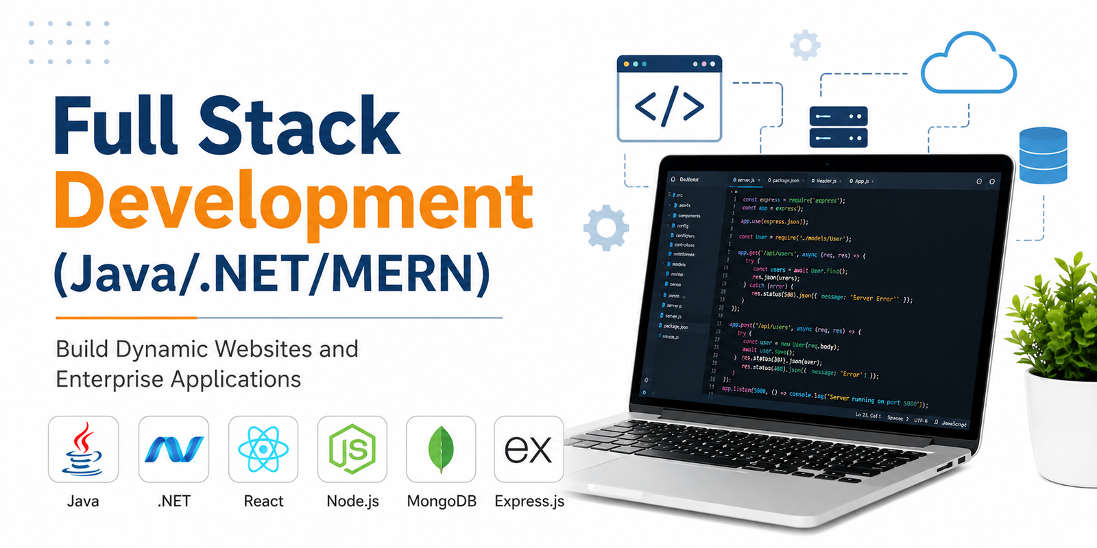 Full Stack Development (Java/.NET/MERN)