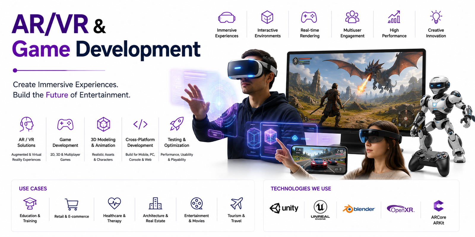 AR/VR & Game Development
