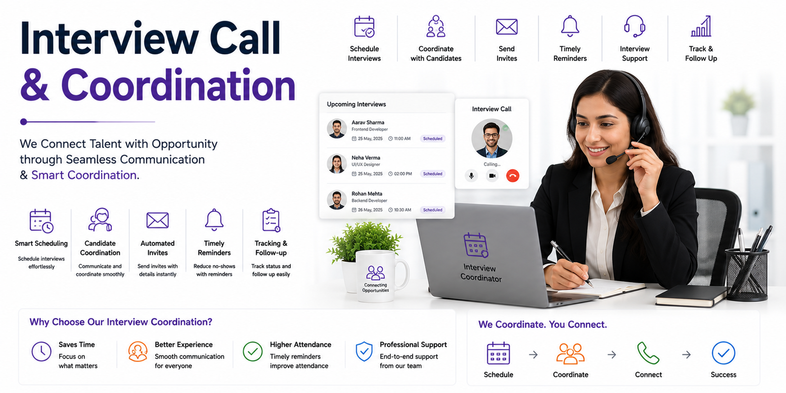 Interview Call & Coordination